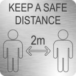 Safe Distance Safety Sign