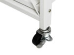 Fine Living Foldable Storage Rack-White Metal 4 - Image 7