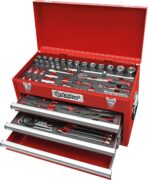 101Pc 1/4&1/2 Dr 3-Drawer Chest Bolt-Fit Set