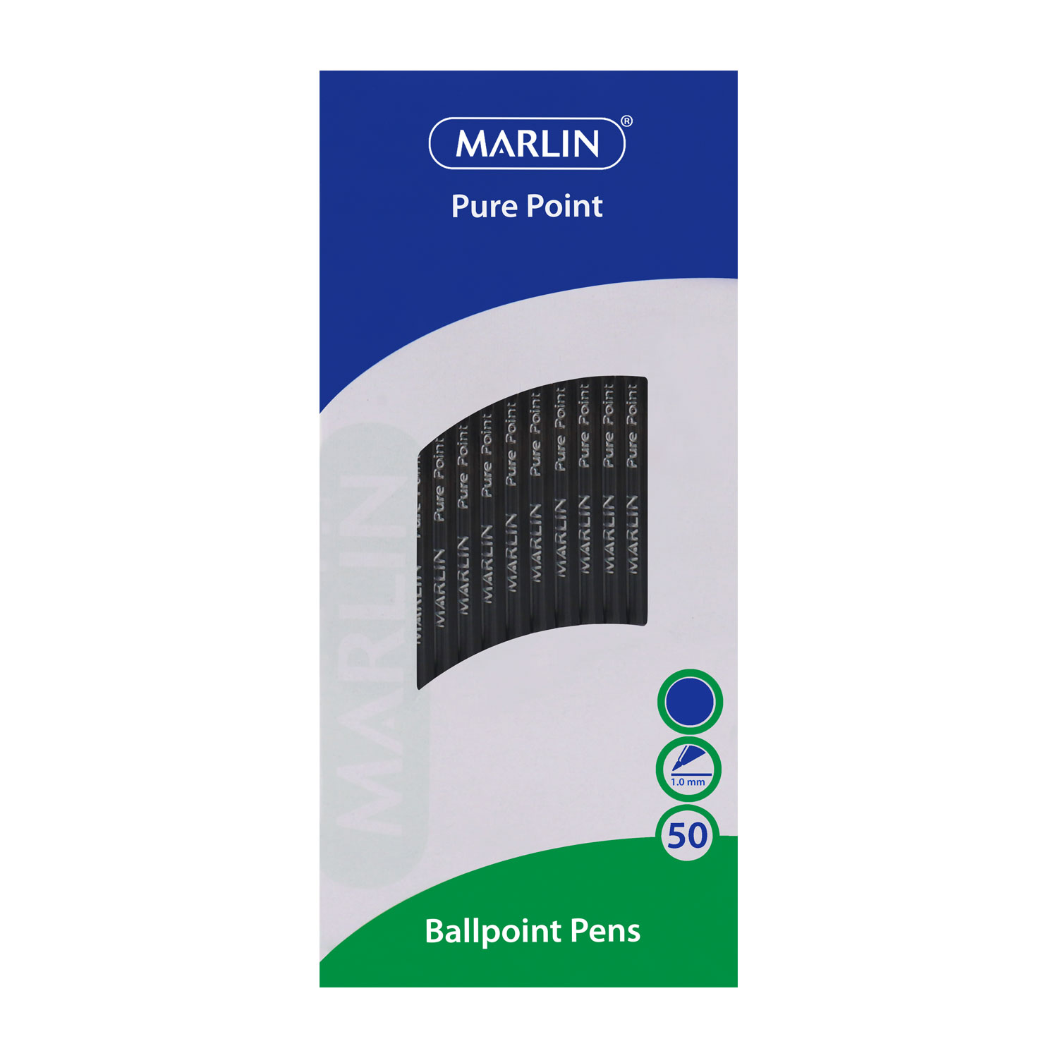 Marlin Pure Point Transparent Medium Pens