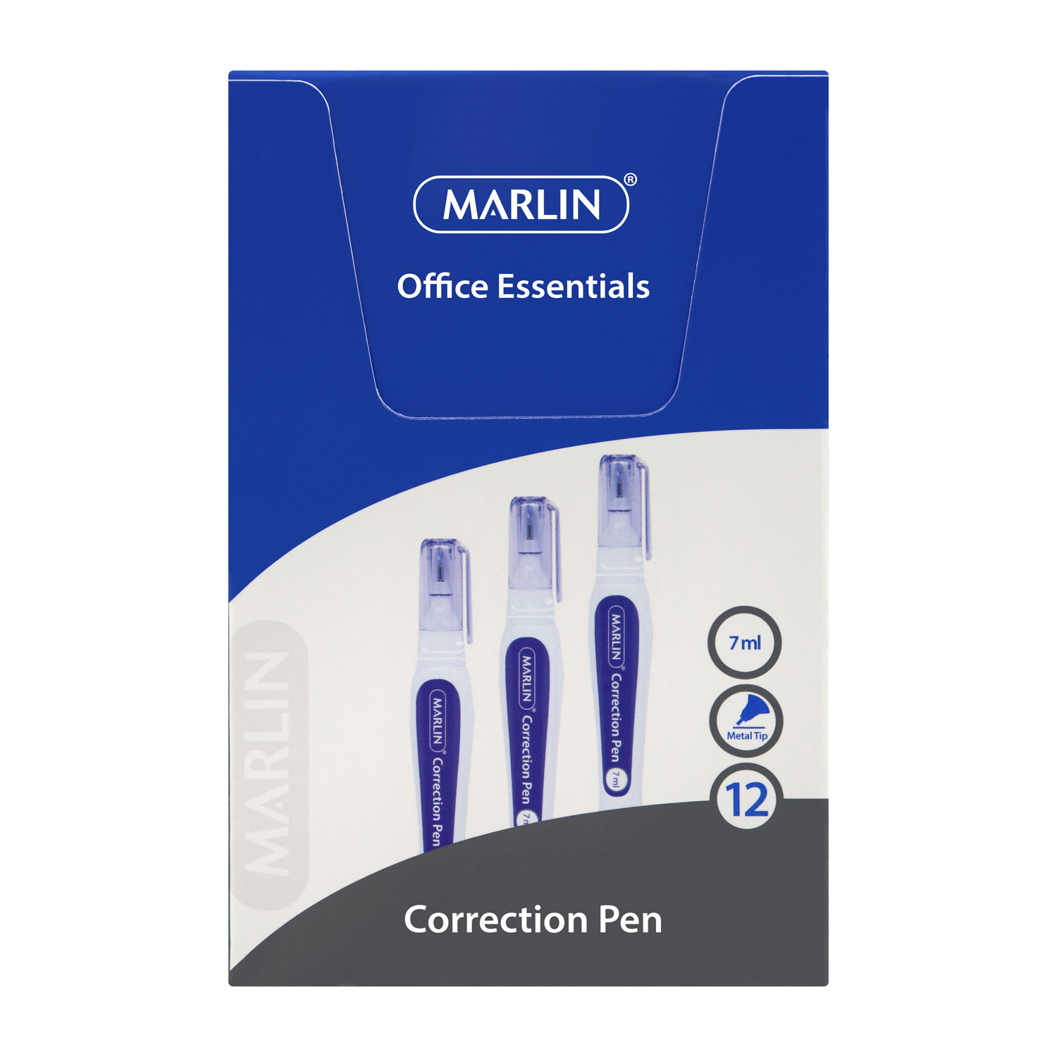 Marlin Office Essentials Correction Fluid Pen