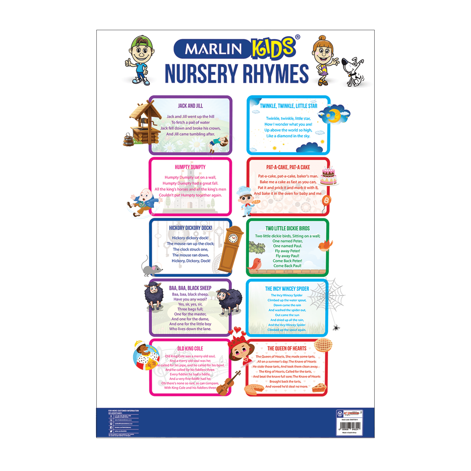 Marlin Kids Chart