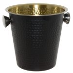 WINE/ICE BUCKET BLACK/GOLD 4L