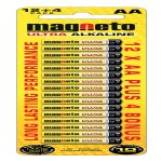 MAGNETO ALKALINE AA BATTERIES 16PCS