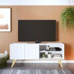 SPACE TV STAND 50" - WHITE MATTE - Image 2