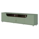 SANTORINI TV STAND 75" - MINT / ALMOND